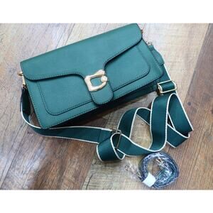 C Brand Crossbody Bag Green Purse Women's